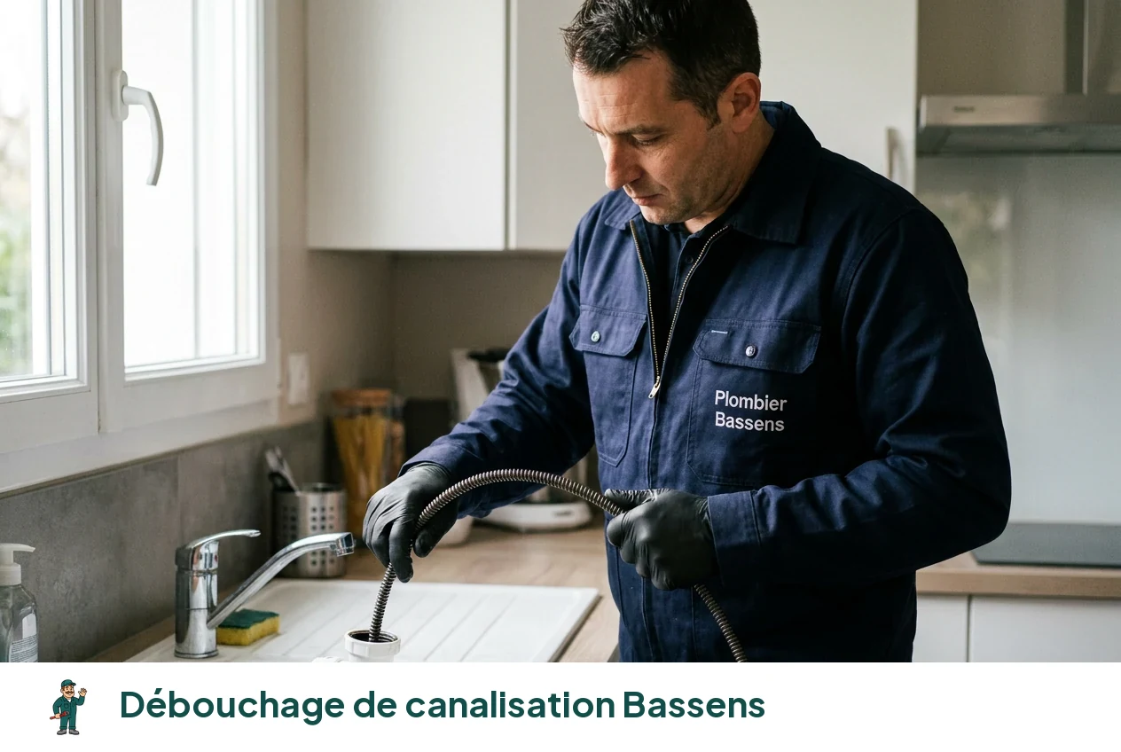 Débouchage de canalisation à Bassens