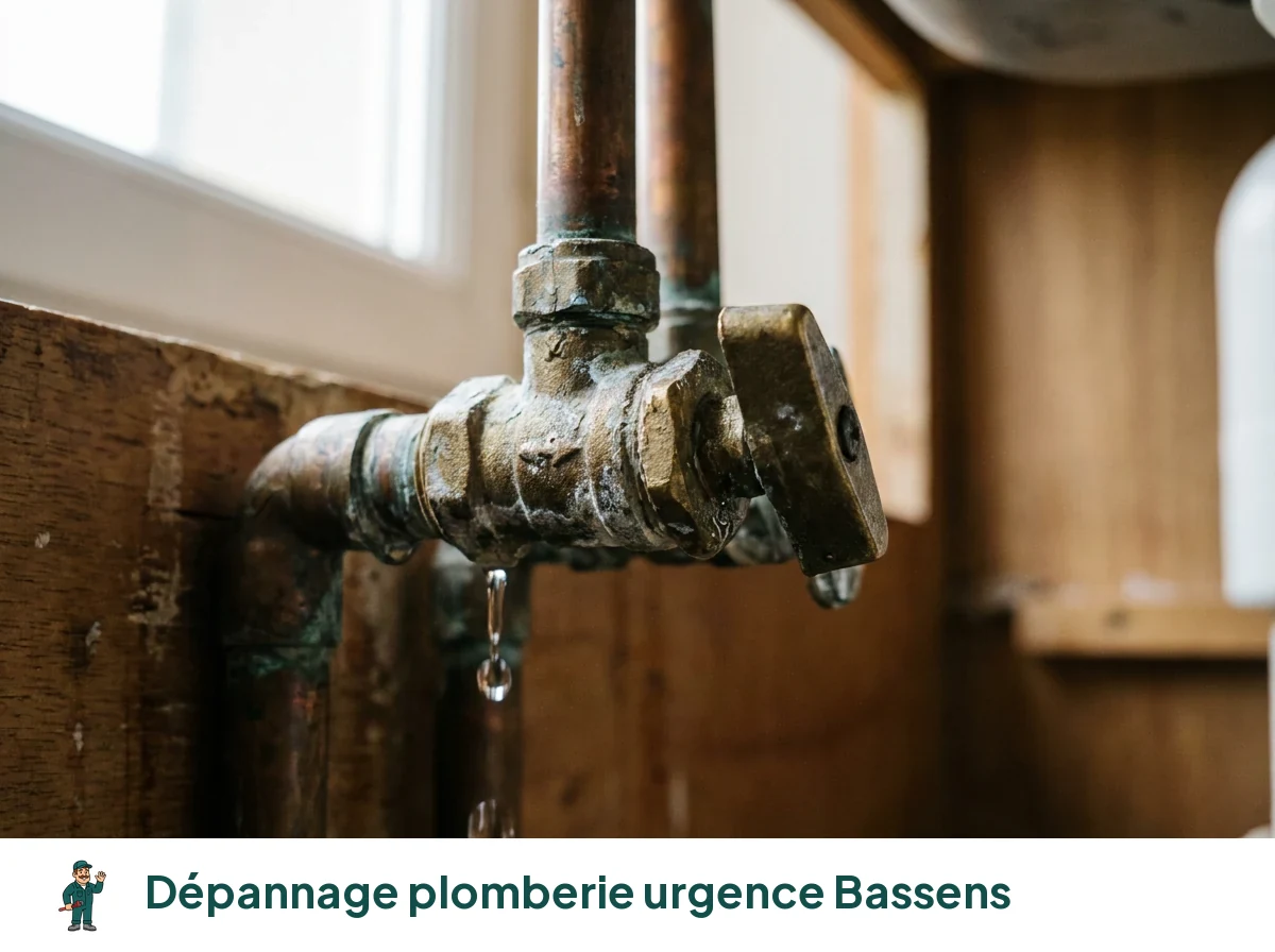 Dépannage plomberie urgence à Bassens