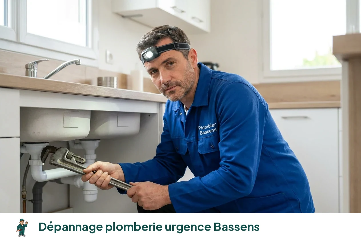 Dépannage plomberie urgence à Bassens