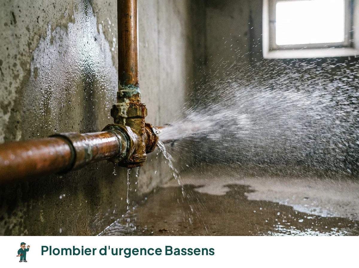Plombier d'urgence à Bassens