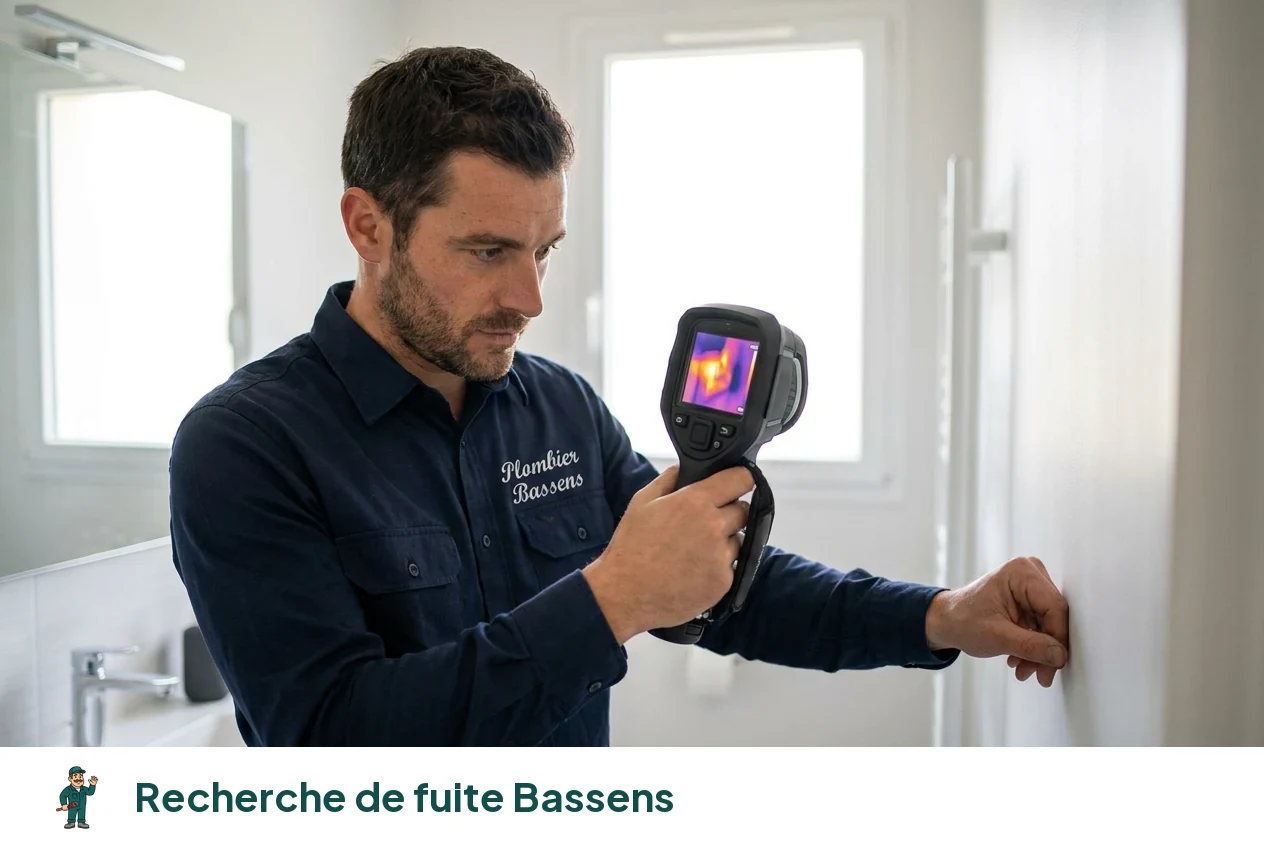 Recherche de fuite à Bassens