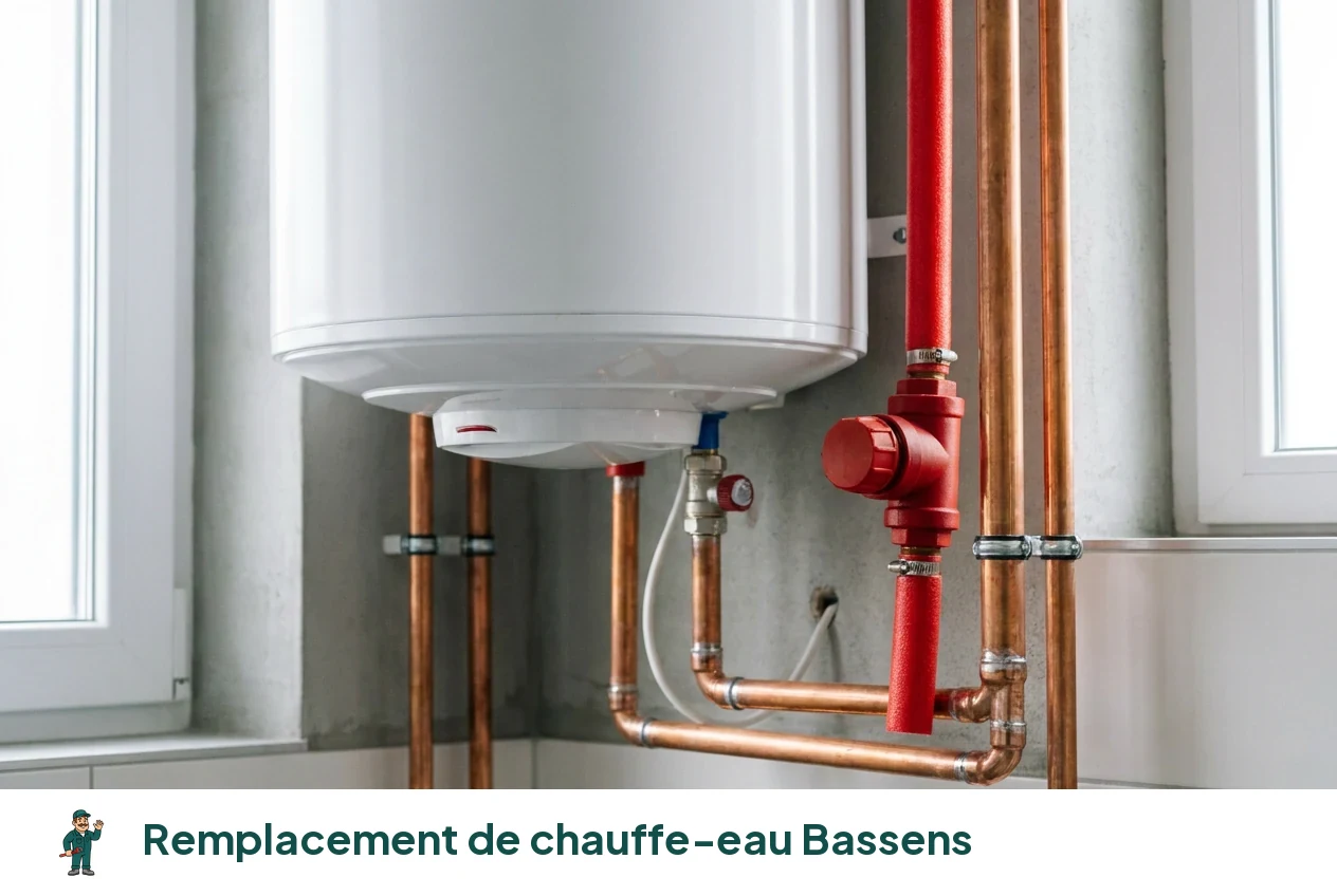 Remplacement de chauffe-eau à Bassens