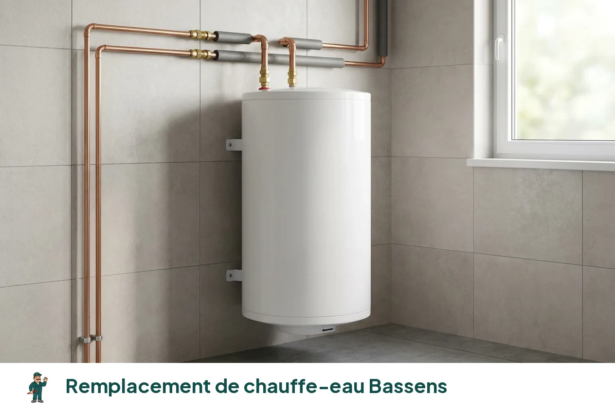 Remplacement de chauffe-eau à Bassens