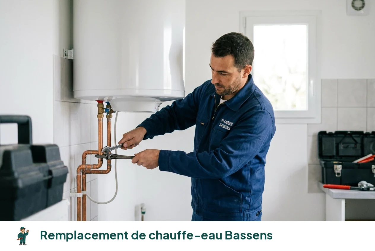 Remplacement de chauffe-eau à Bassens