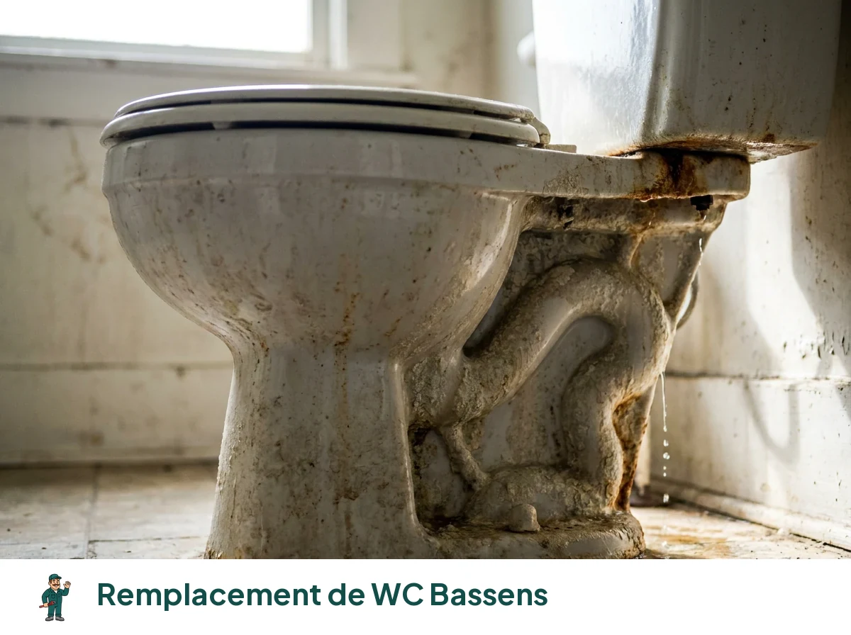 Remplacement de WC à Bassens