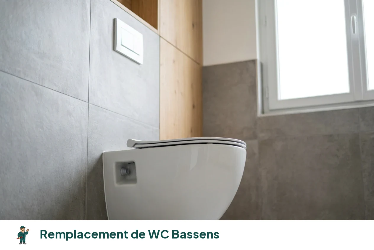 Remplacement de WC à Bassens