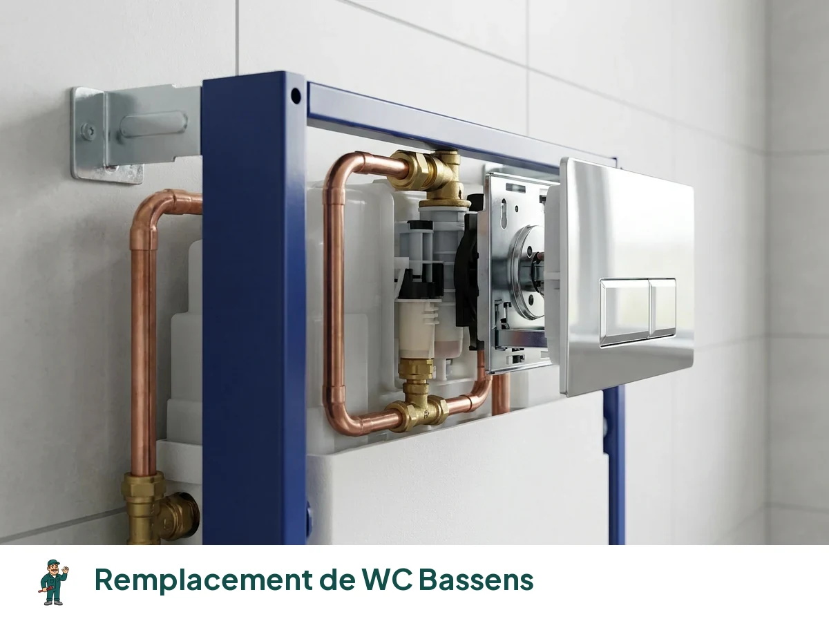 Remplacement de WC à Bassens