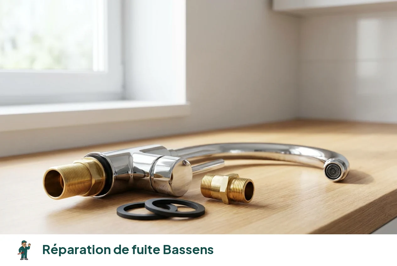 Réparation de fuite à Bassens