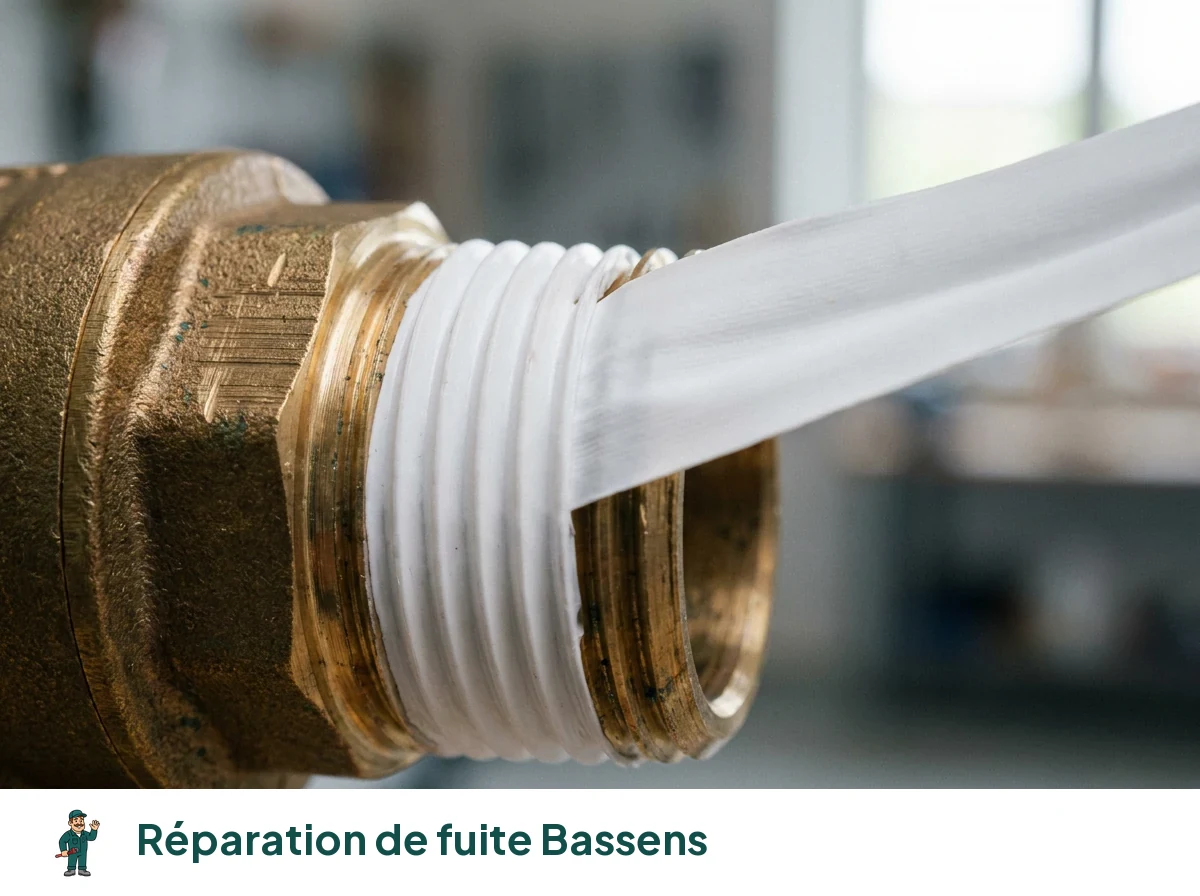 Réparation de fuite à Bassens